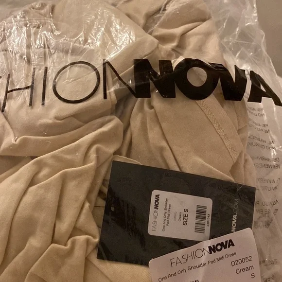 2 Fashion Nova, small, Cream and Orange - Picture 2 of 7